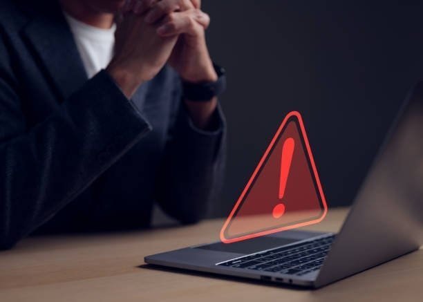 Laptop warning